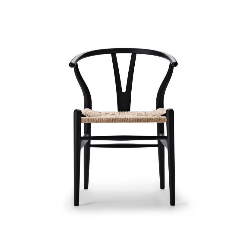 CH24 SOFT Wishbone Chair / Y-Chair Stuhl Soft Schwarz Carl Hansen & Søn EINZELSTÜCKE